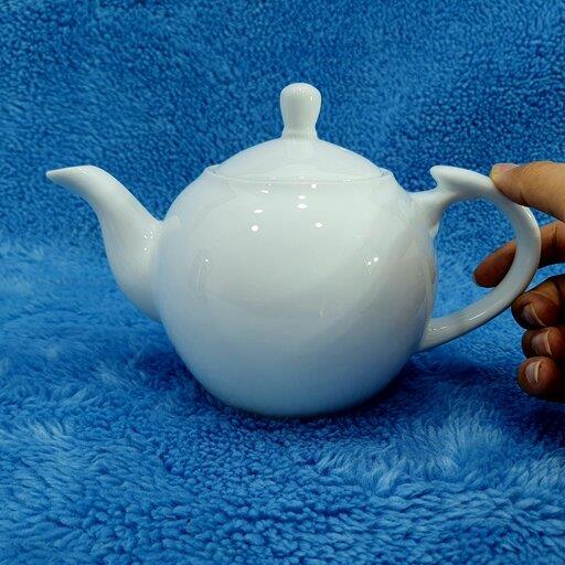 قوری چینی سفید بزرگ تقدیس